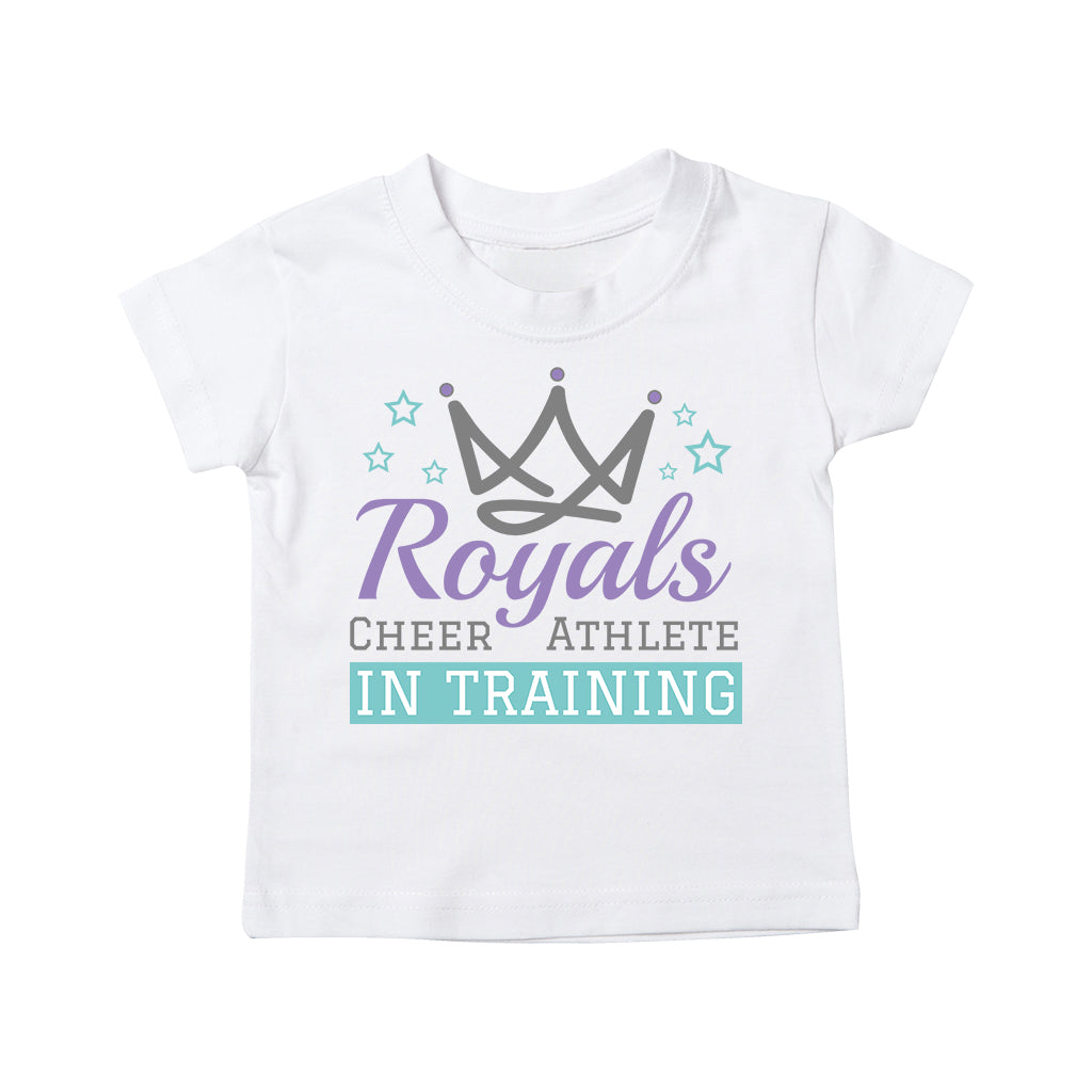 Royals Cheer Athlete In Training Baby / Toddler T-Shirt