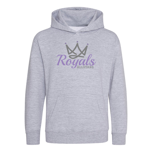 Royals AllStars Grey Logo Kids Hoodie