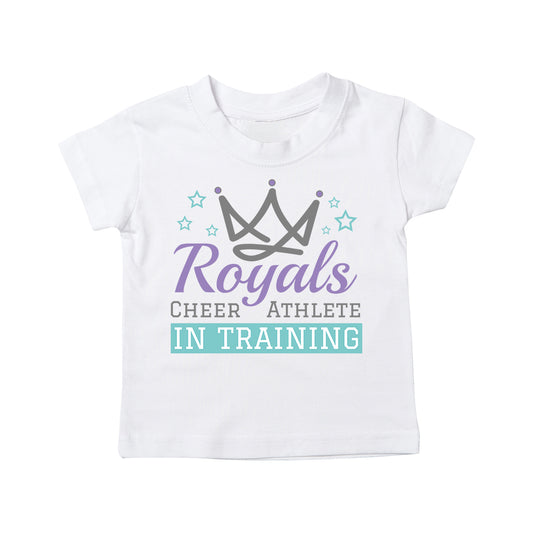 Royals Cheer Athlete In Training Baby / Toddler T-Shirt