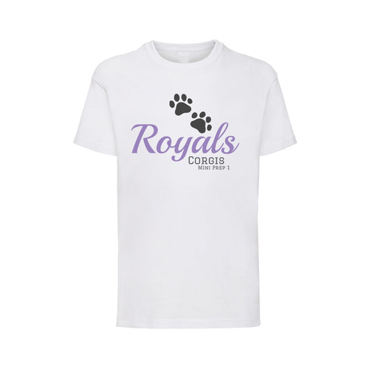 Royals Corgis Mini Prep 1 Kids T-Shirt