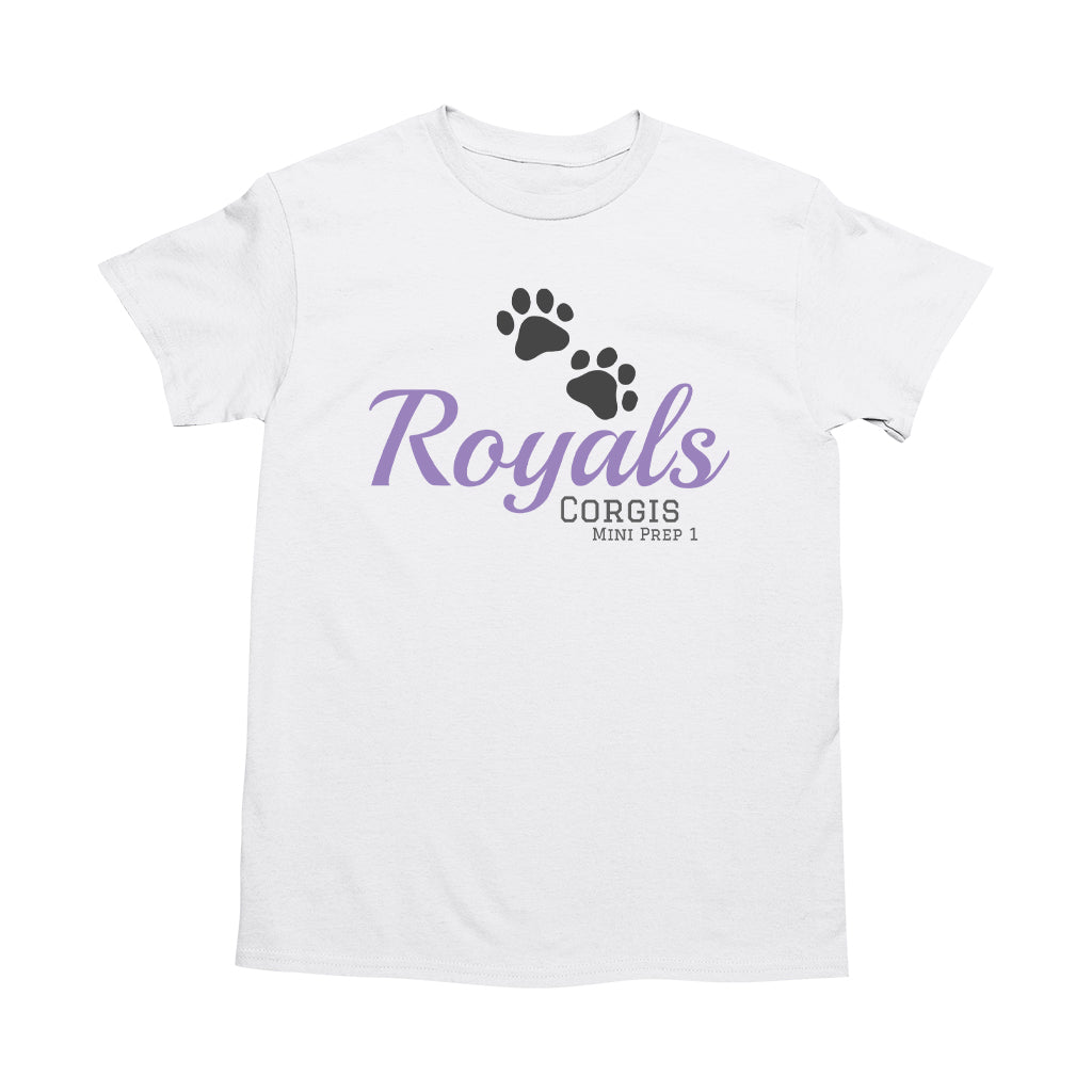 Royals Corgis Mini Prep 1 Adults Unisex T-Shirt