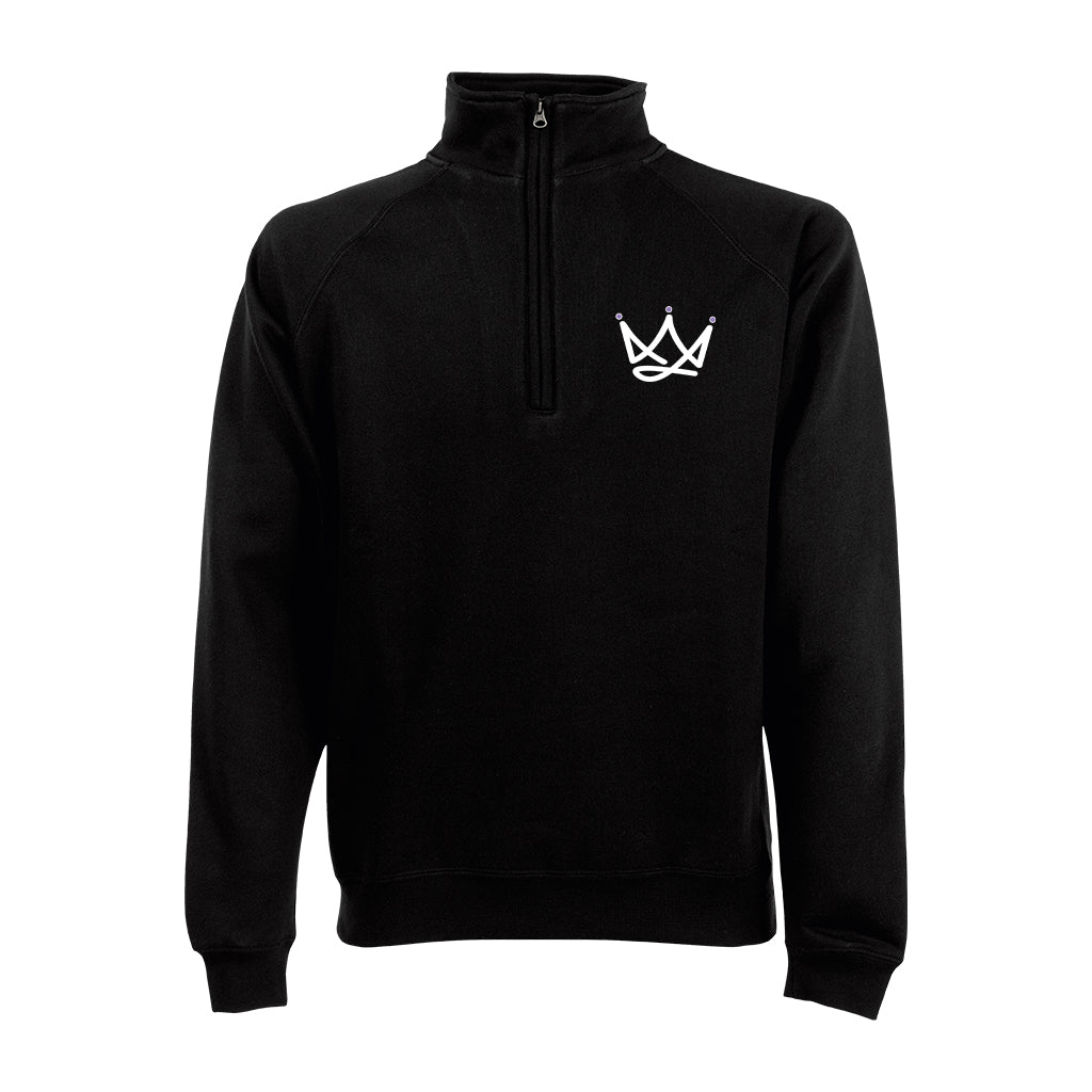 Royals Cheerleader Adults Unisex 1/4 Zip-Neck Sweatshirt