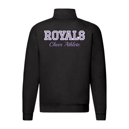 Royals Cheer Athlete Adults Unisex 1/4 Zip-Neck Sweatshirt