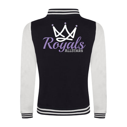Personalised Royals AllStars Crown Kids Varsity Jacket