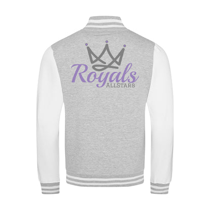Royals AllStars Grey Logo Adults Unisex Varsity Jacket