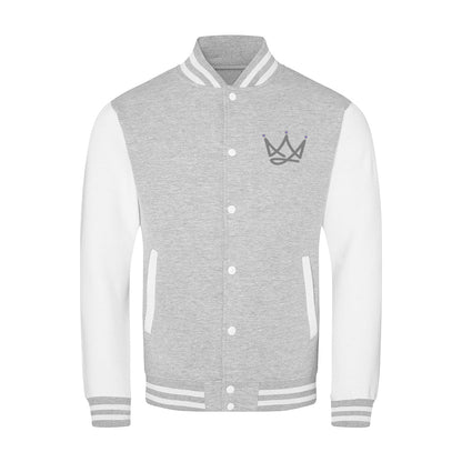Personalised Royals AllStars Grey Logo Adults Unisex Varsity Jacket