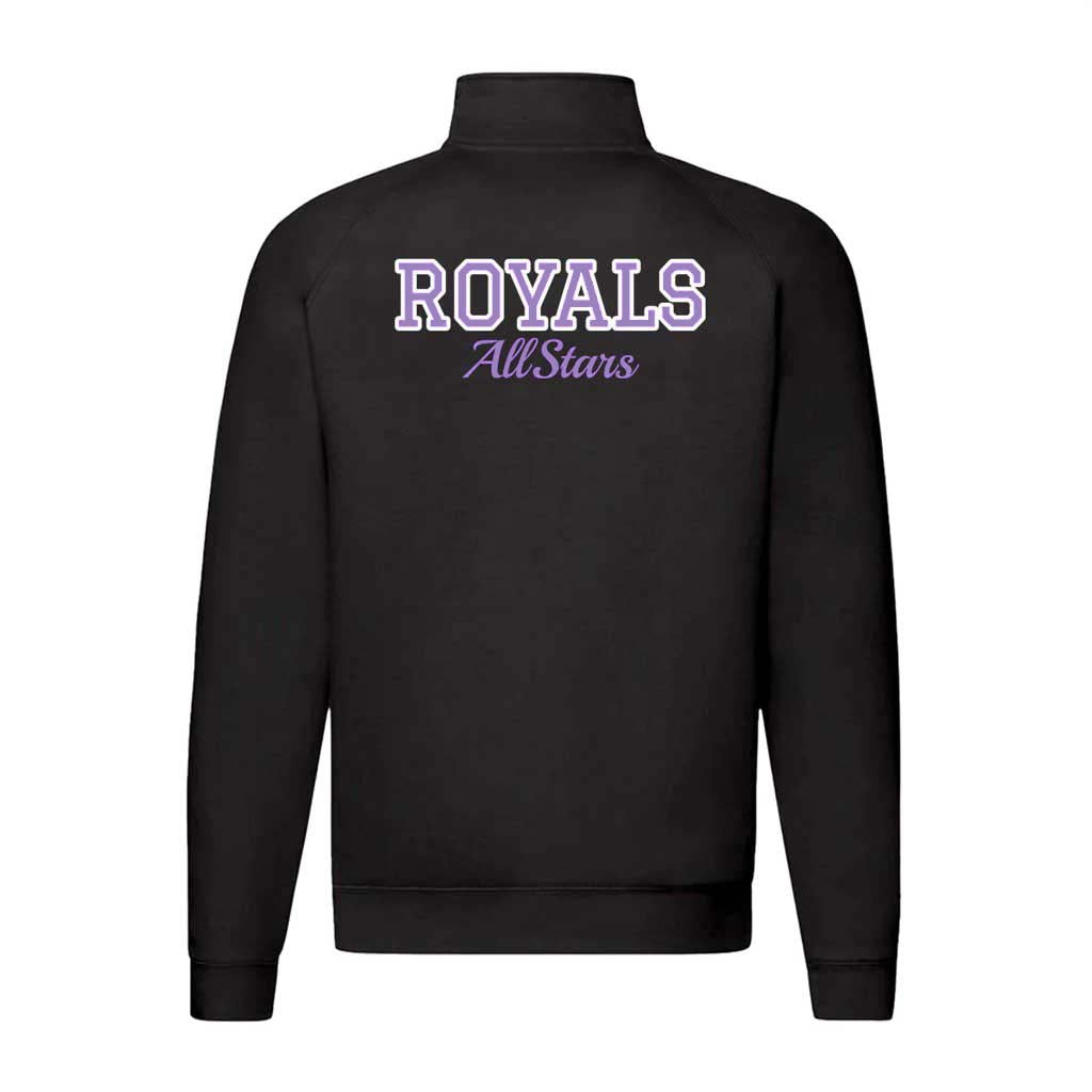 Royals AllStars Adults Unisex 1/4 Zip-Neck Sweatshirt
