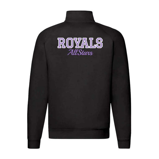 Royals AllStars Adults Unisex 1/4 Zip-Neck Sweatshirt